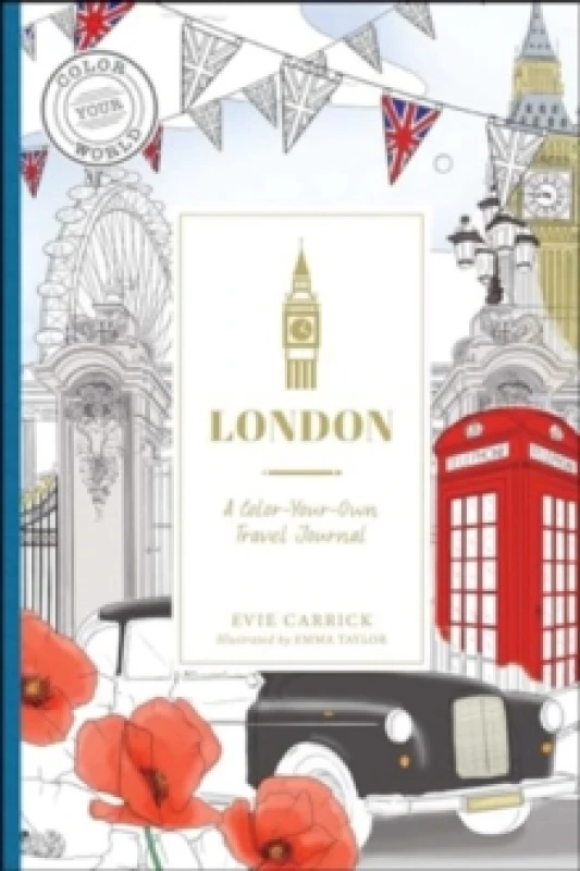 Image of London : A Color-Your-Own Travel Journal Hardback