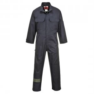 image of Biz Flame Mens Multi-Norm Flame Resistant Coverall Navy 2XL