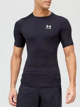 Image of Urban Armor Gear Heatgear Armour Comp Ss T-Shirt, Black/White Size M Men