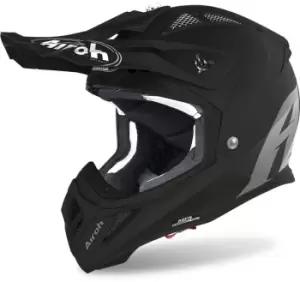 Image of Airoh Aviator ACE Color Motocross Helmet, black, Size L, black, Size L
