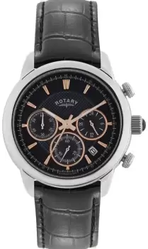 Image of Rotary Watch Monaco Mens - Black