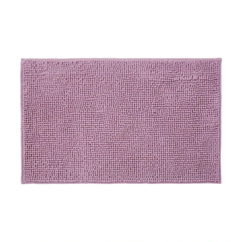 Image of Allure Bath Fashions Chenille Bobble Bath Mat Non Slip 60 X 90Cm - Heather
