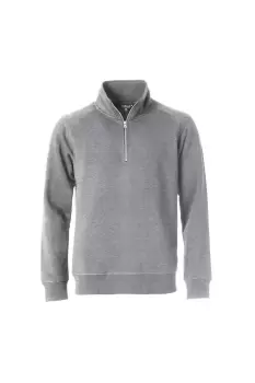 image of Classic Melange Half Zip Sweatshirt