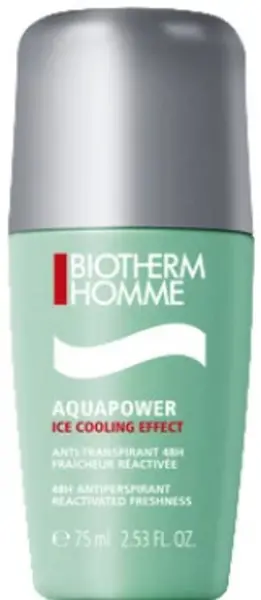 image of Biotherm Homme Aquapower Roll On Deodorant 75ml