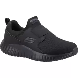 Image of Skechers Cicades Mens Work Shoes Black Size 6