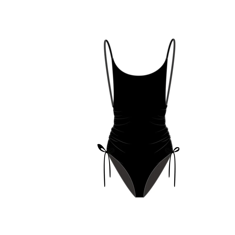 Image of banana moon Womens 1 Piece swimsuit Banana Moon Nessy Black Noir Female M