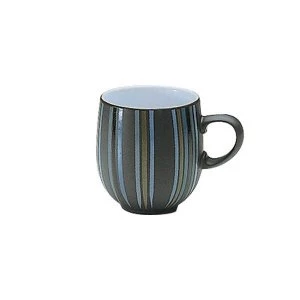 image of Denby Jet Stripes Large Curve Mug