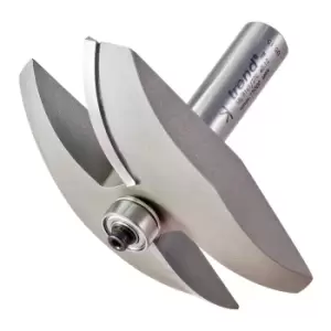 Image of Trend Bearing Guided Large Radiused Panel Raiser Router Cutter 86mm 12.7mm 1/2"