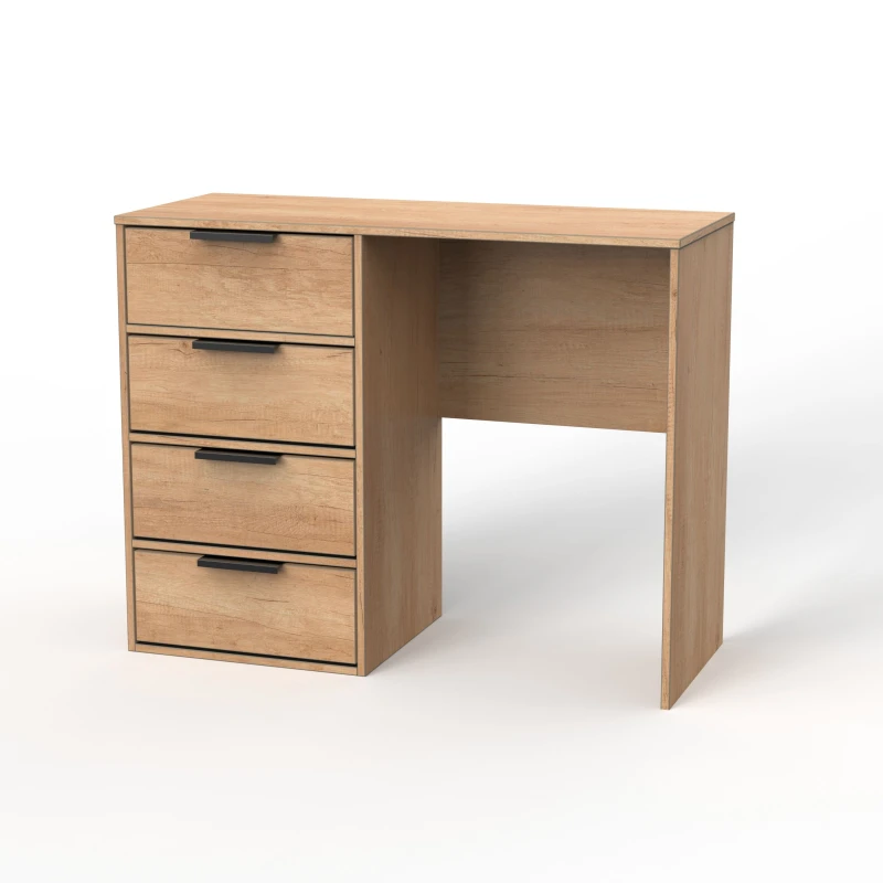 Image of Fuji 4 Drawer Vanity In Nebraska Oak (Ready Assembled)