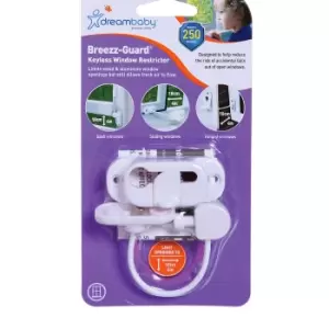 image of Dreambaby Breezz-Guard Keyless Window Restrictor - White