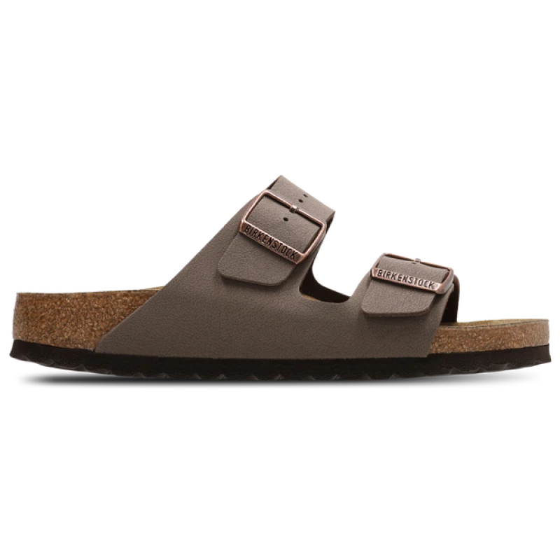 Image of Birkenstock Arizona Women Flip-Flops and Sandals - Brown - Size 2.5 - Nubuck