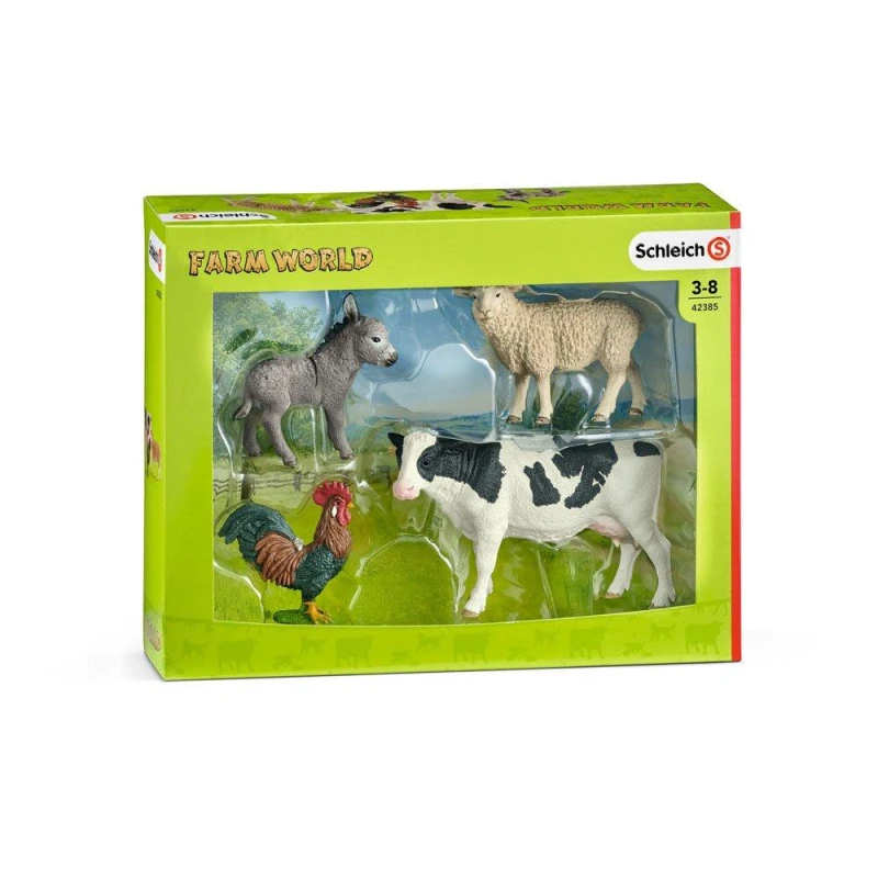 Image of Figurine: Schleich Farm World Starter Toy Figures Set, 3 to 8 Years, Multi-colour (42385) Multi
