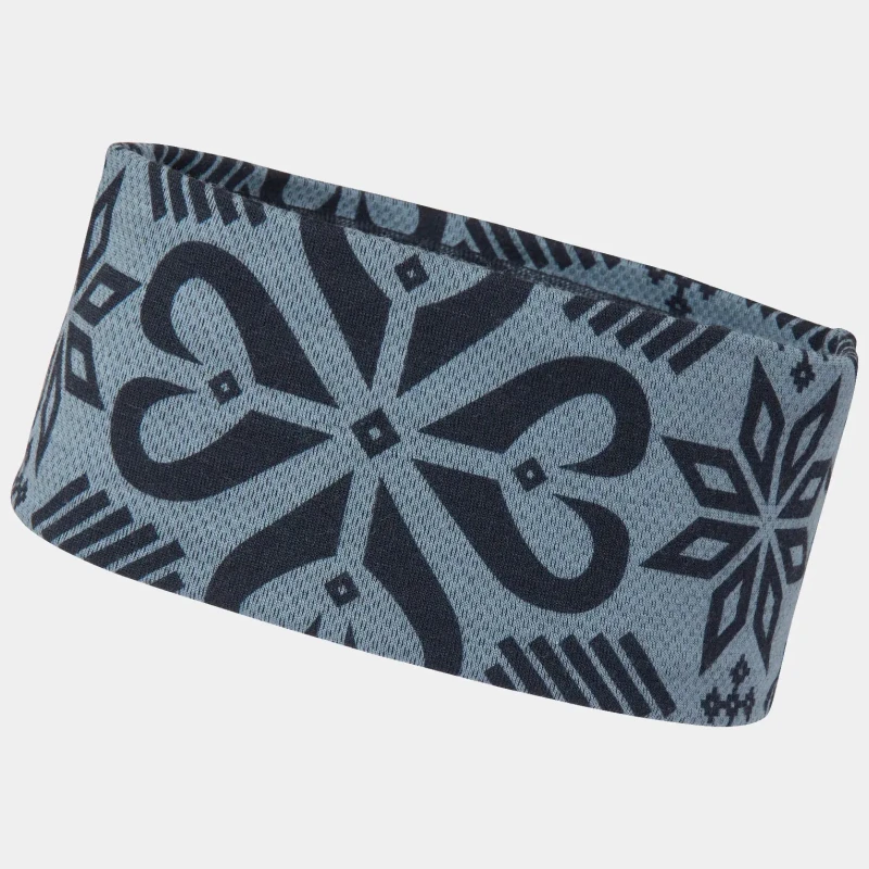 Image of Helly Hansen Merino wool headband Helly Hansen Bleu Unisex One size