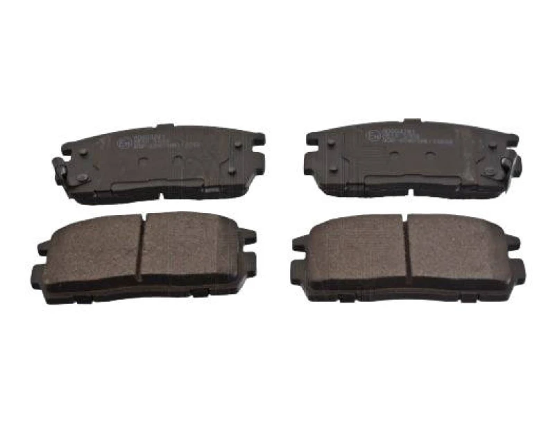Image of Blue PRINT ADG04281 Brake pad set Rear Axle, with acoustic wear warning, with anti-squeak plate Brake Pad Set,disc brake (402)