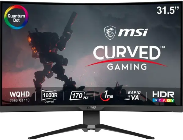 image of Cooler Master 27" GA271 Quad HD Curved Gaming LCD Monitor