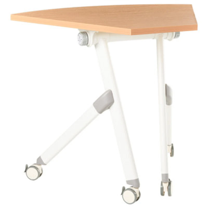 Image of Beliani Foldable Corner Desk Module Bendi Brown 90 Cm 64 Cm