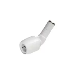 image of Wavin Hep2O Obtuse 135 Degree Bend Single Socket White 15mm Hd8/15W