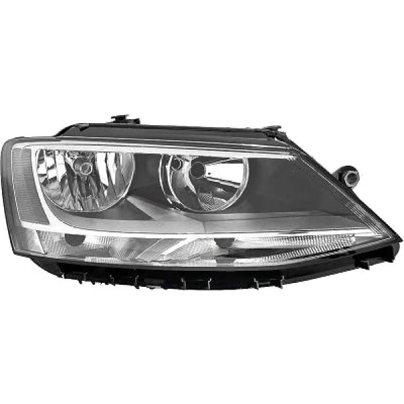 Image of DIEDERICHS 2233080 Headlights H7/H7, with electric motor, Right, Halogen Headlight (259)