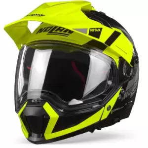Image of Nolan N70-2 X Decurio 30 Flat Black Yellow White Anthracite XL