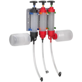 Image of Sealey VS408 3 Piece Fluid Transfer Syringe Set