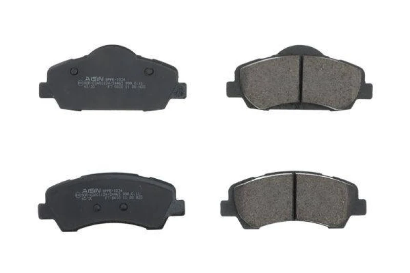 Image of AISIN BPPE-1034 Brake pad set Premium ADVICS by AISIN excl. wear warning contact Brake Pad Set,disc brake (402)