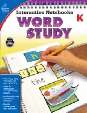 Image of interactive notebooks word study grade k