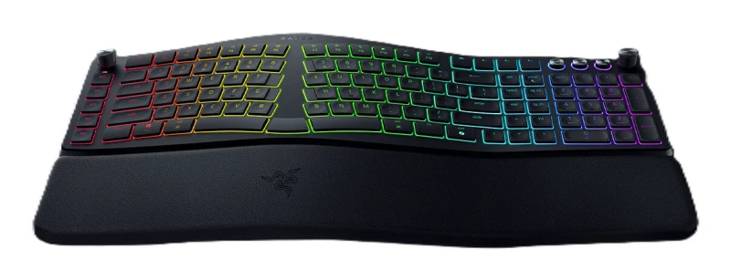 Image of Razer Razer Pro Type Ergo keyboard Universal USB + RF Wireless + Bluetooth QWERTY US English Black RZ03-05440100-R3M1