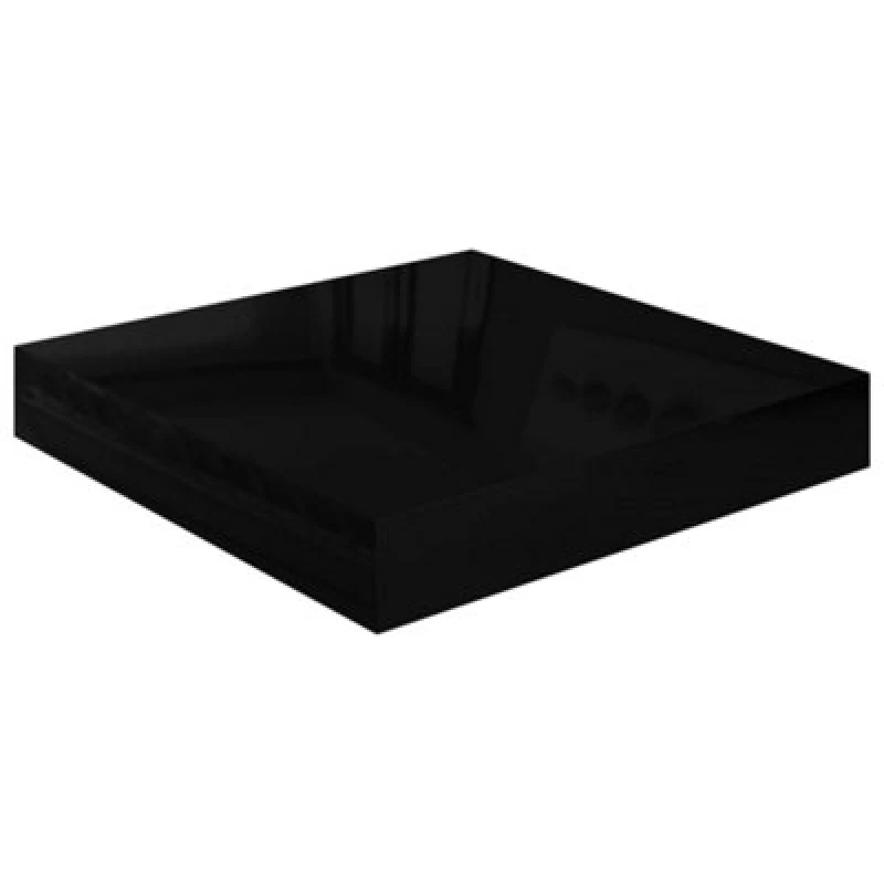 Image of VIDAXL Vidaxl - Floating Wall Shelf High Gloss Black 23x23.5x3.8cm mdf 8720286073919