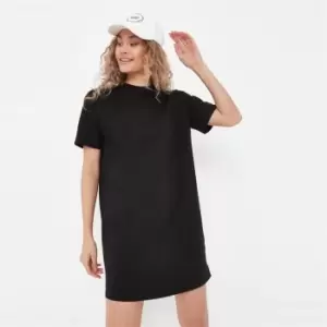 Missguided Petite Basic t Shirt Dress - Black