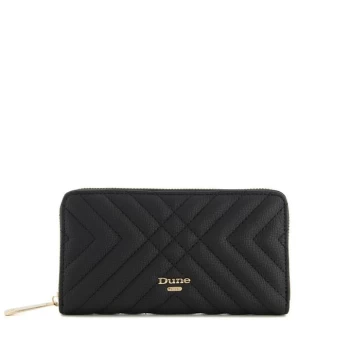 image of Dune London Korria Zip Around Purse - BLACK 028