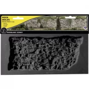 image of Woodland Scenics WC1248 Universal Rubber mould Rock wall (L x W) 266mm x 127 mm