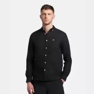 Image of Mens Oxford Shirt - Jet Black - L