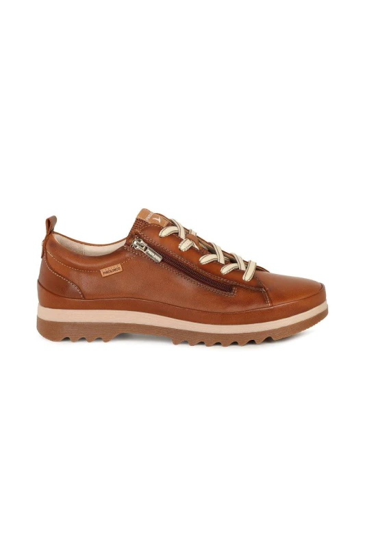 Image of Pikolinos Womens 'Void' Lace Up Shoes in Brown Size: 5 Brown Female 5