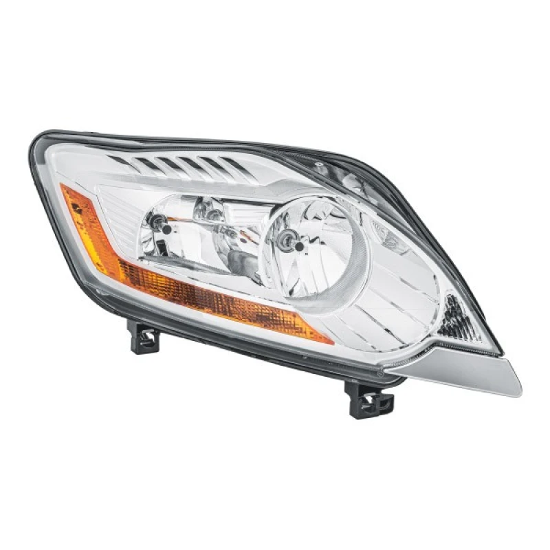 Image of HELLA 1EJ 009 696-721 Headlights H7/H7, Right, with motor for headlamp levelling, Halogen Headlight (259)