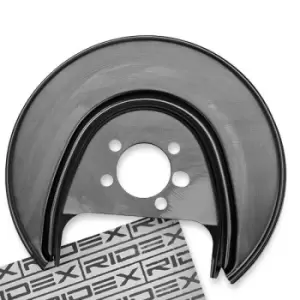 Image of RIDEX Brake Disc Back Plate 1330S0046 Rear Brake Disc Back Protection Plate,Rear Brake Disc Cover Plate VW,AUDI,SKODA,POLO (9N_)