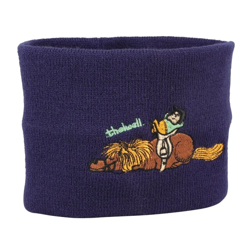 Image of Hy Thelwell Collection Practice Makes Perfect Snood in Navy Navy Unisex One Size
