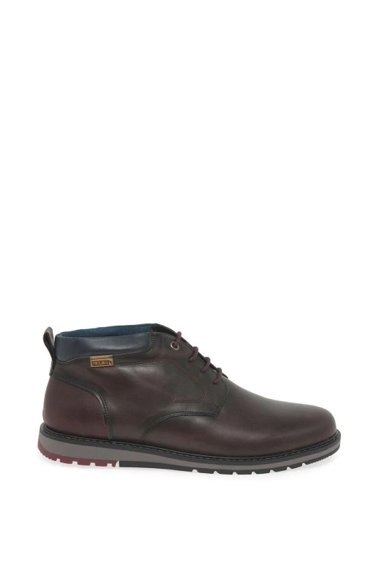Image of Pikolinos Mens 'Burton' Lace Up Boots in Brown Size: 7 Brown Male 7