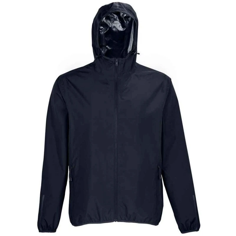 Image of NEOBLU Mens Andrea Waterproof Jacket in Dark Blue Size: XS Dark Blue Male XS