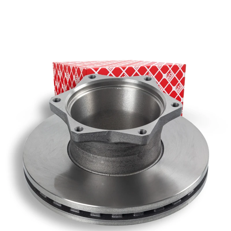 Image of FEBI BILSTEIN 106338 Brake disc Rear Axle, internally vented, Coated Brake Disc (82)
