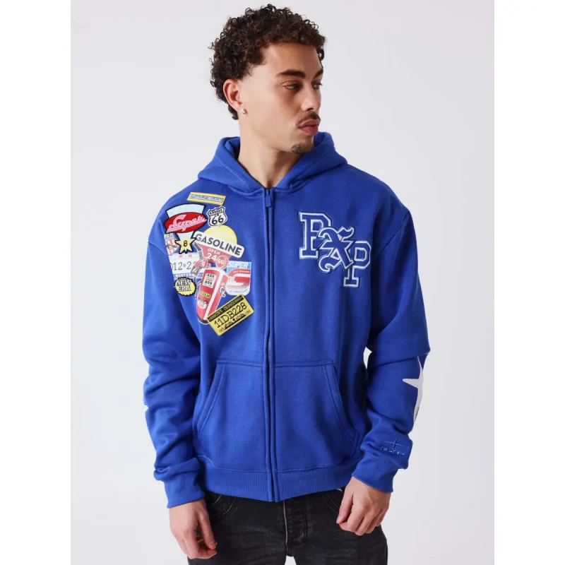Image of Hooded sweatshirt Project X Paris 2633202 Bleu Male 2XL