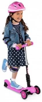 Image of Yglider 3 In 1 Scooter Black Pink
