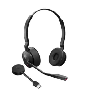 Image of Jabra Engage 55 MS Stereo Headset Wireless Head-band Office/Call center USB Type-A Black