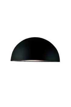 Image of Scorpius Outdoor Down Wall Lamp Black E14 IP33