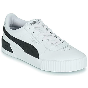 Puma CARINA womens Shoes Trainers in White