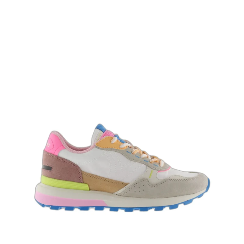 Image of Victoria Womens nylon and suede trainers Victoria Luna Blanc Female 38