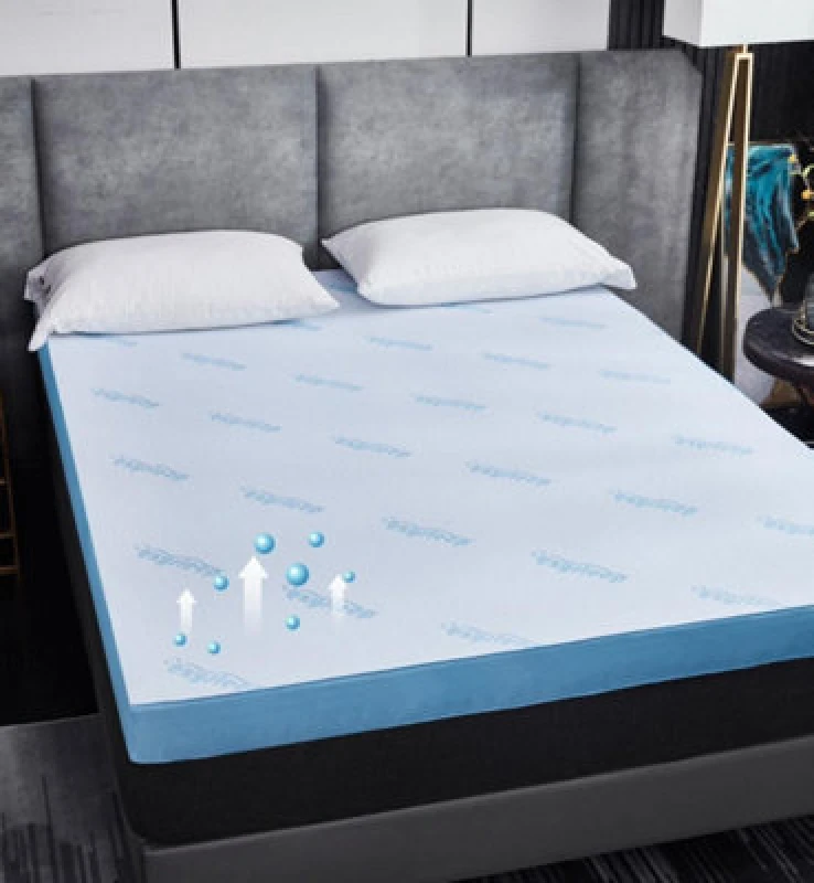 Image of Ezysleep Ezysleep Air Flow Memory Foam Mattress Topper 2" in White Size: Single White Single Unisex 5034567871846