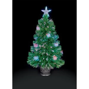 image of Premier Decorations Premier 80cm Green Parcel LED Christmas Tree