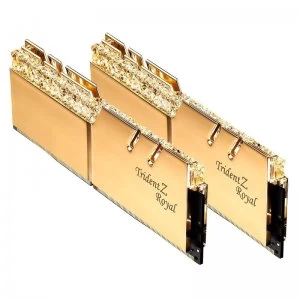 image of G Skill Trident Z Royal Gold (2 x 8GB) 3000MHz C16 Kit