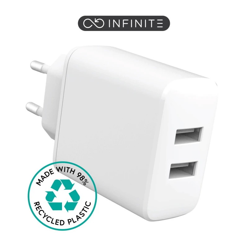Image of eSTUFF ES637005 mobile device charger Smartphone White AC Indoor