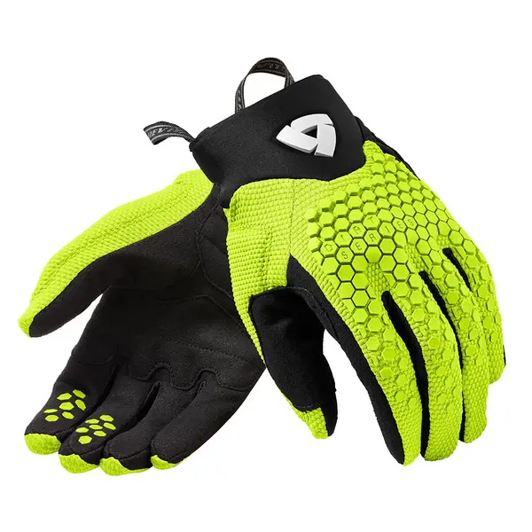 Image of REV'IT! Massif Neon Gloves Yellow Size 2XL